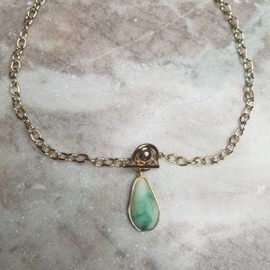 Style & Co Gold-Tone Large Stone Pendant Necklace